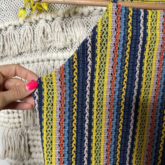 Madewell Texture & Thread Tie-Shoulder Tank Top in Rainbow Crochet - Picture 5 of 9